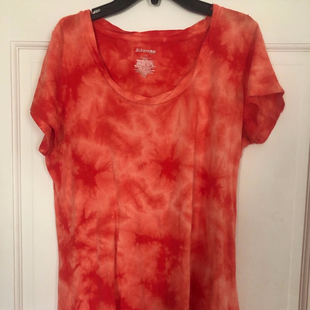 Orange Tie-dye T-shirt